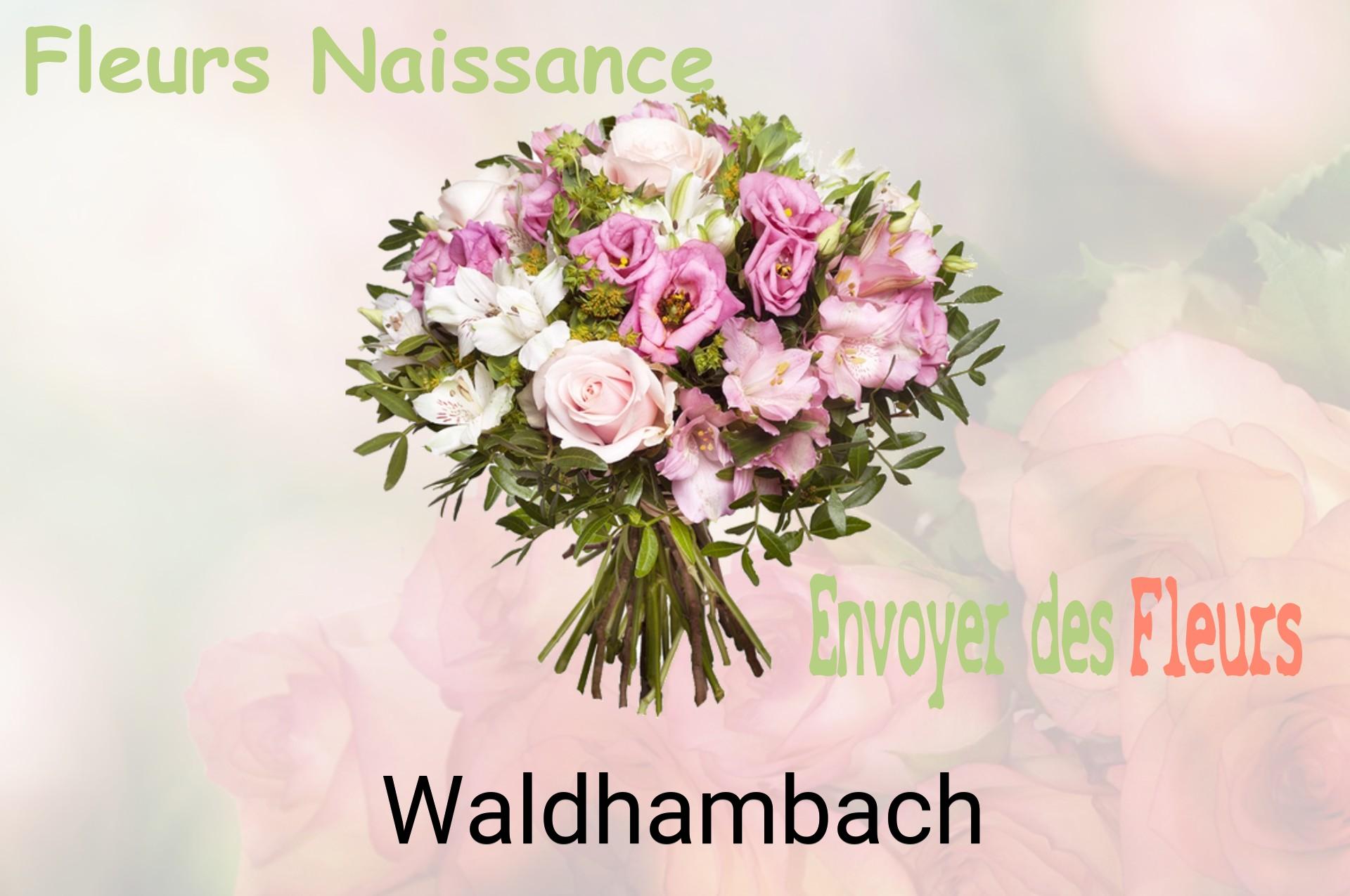 Bouquet de fleurs de naissance livré à Waldhambach