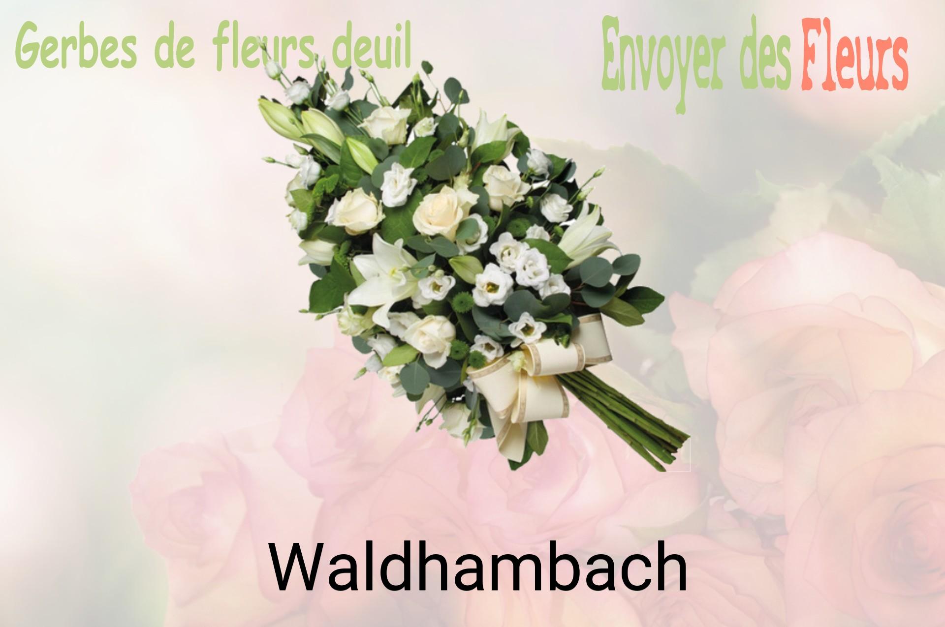 Gerbe de fleurs de deuil livrée à Waldhambach
